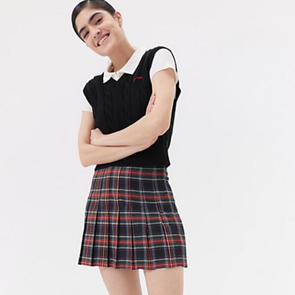 Urban Outfitters Multicolor Plaid Mini Skirt - Picture 1 of 5